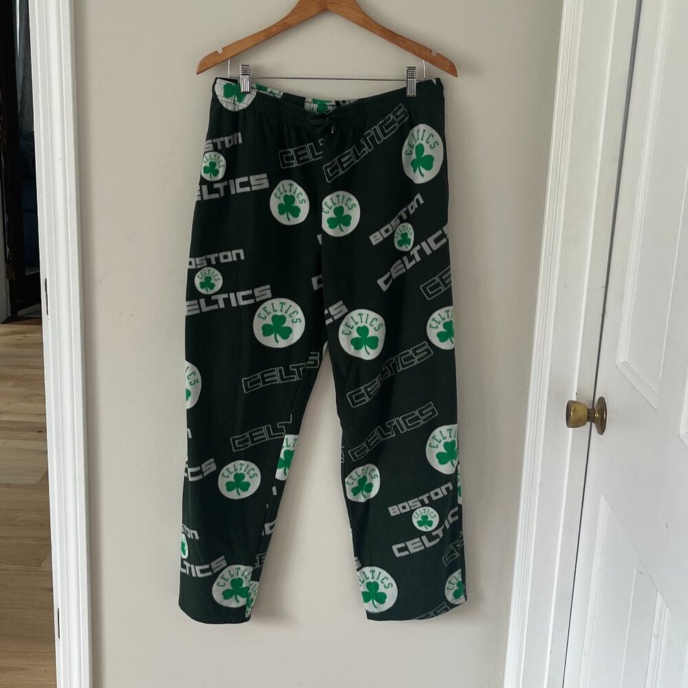 Celtics Botton Drawers Size Large Fleece Pajama Pant